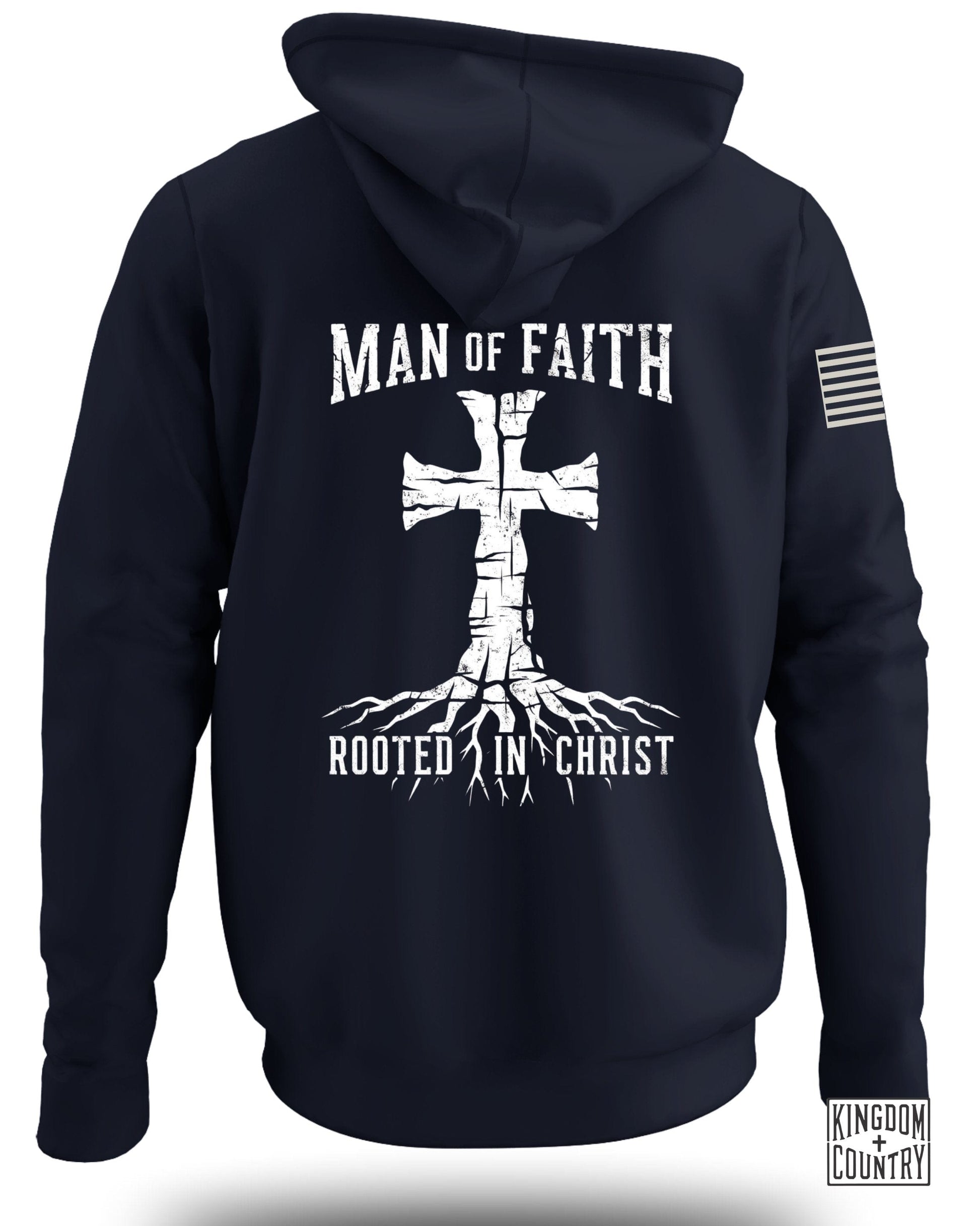 Man of Faith Rooted In Christ Hooded Sweatshirt product type