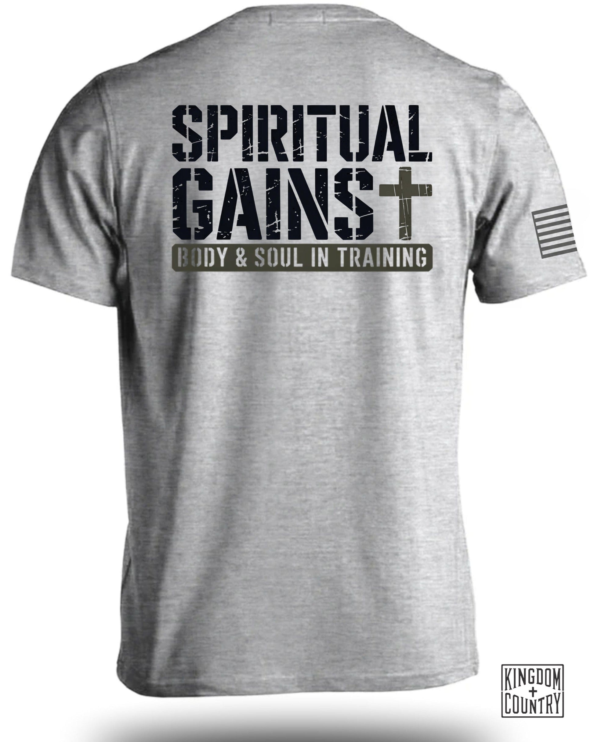 Spiritual Gains Body and Soul in Training Shirt product