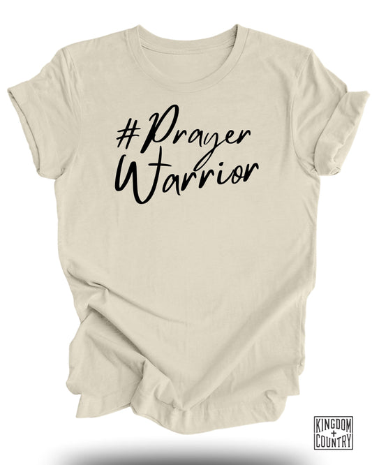 #Prayer Warrior T-shirt motivational product
