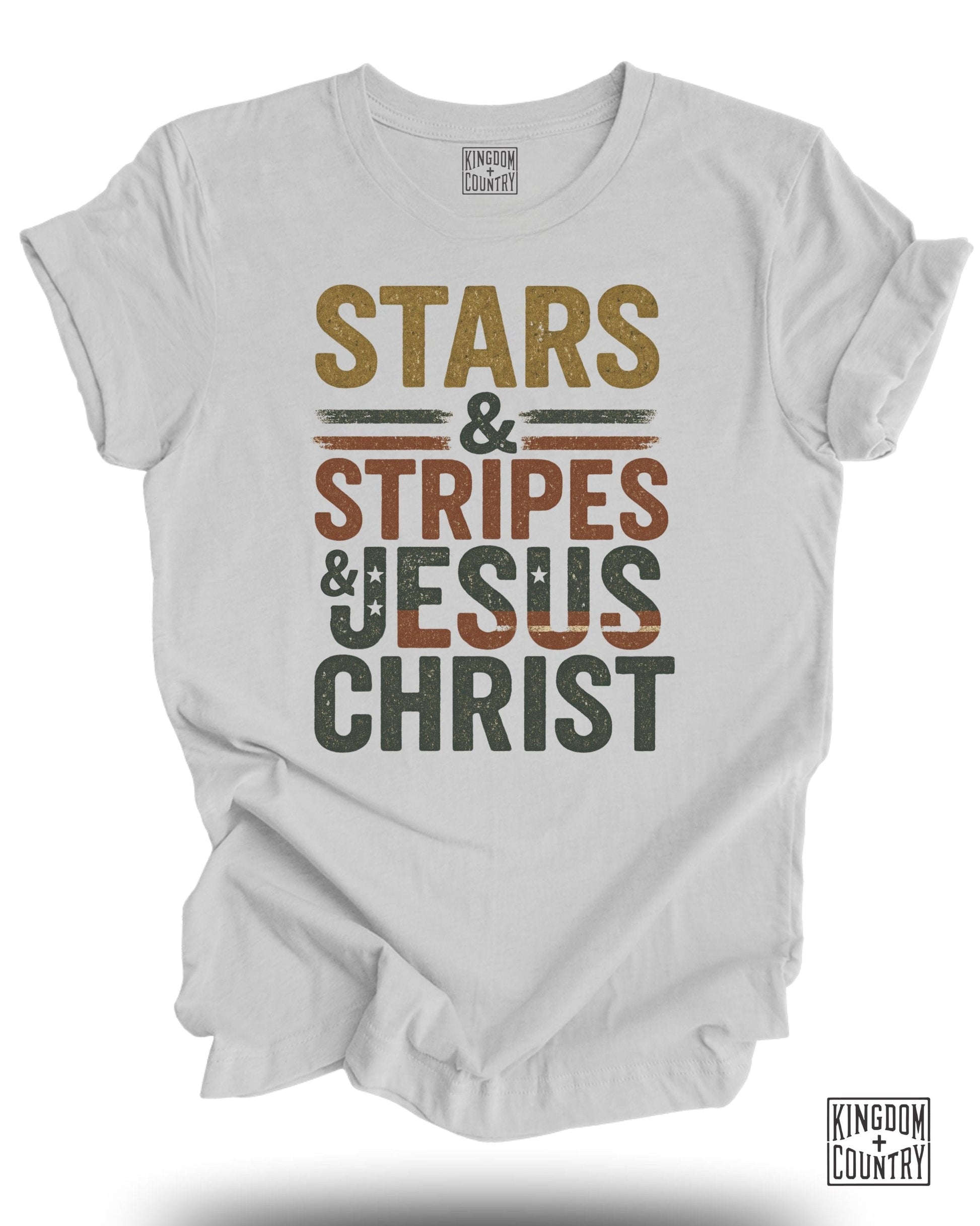 Stars Stripes & Jesus Christ T-shirt product
