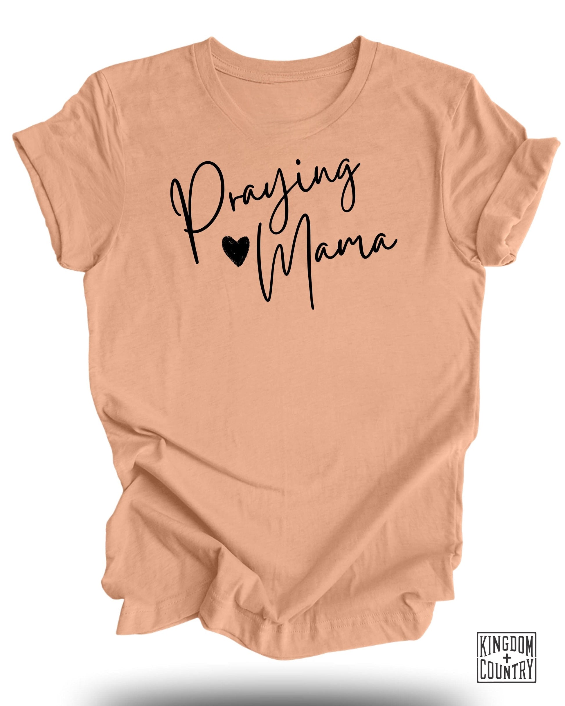 Praying Mama Statement Tee Casual Fashionable T-shirt Product