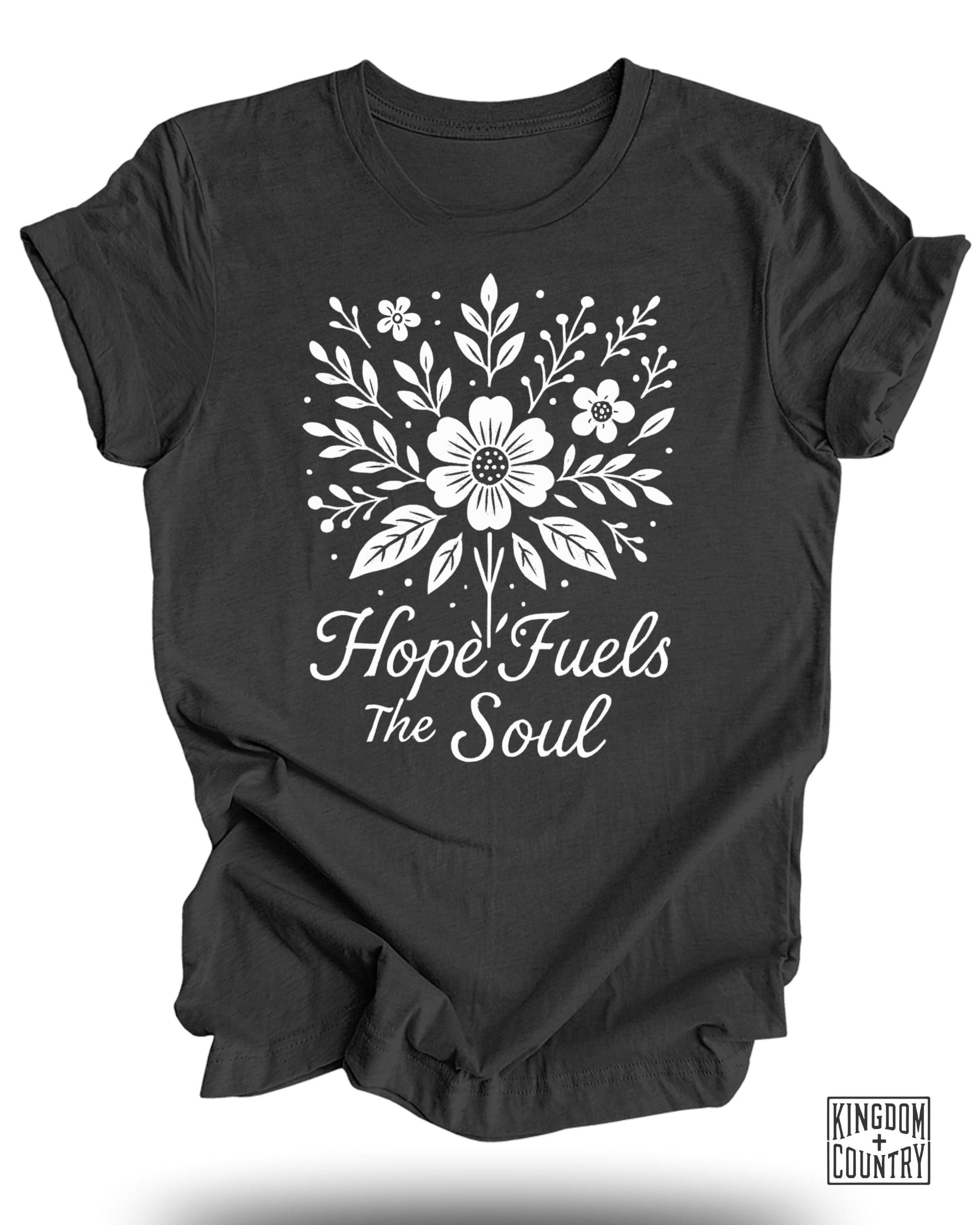 Hope Fuels The Soul Floral Graphic Tee product type