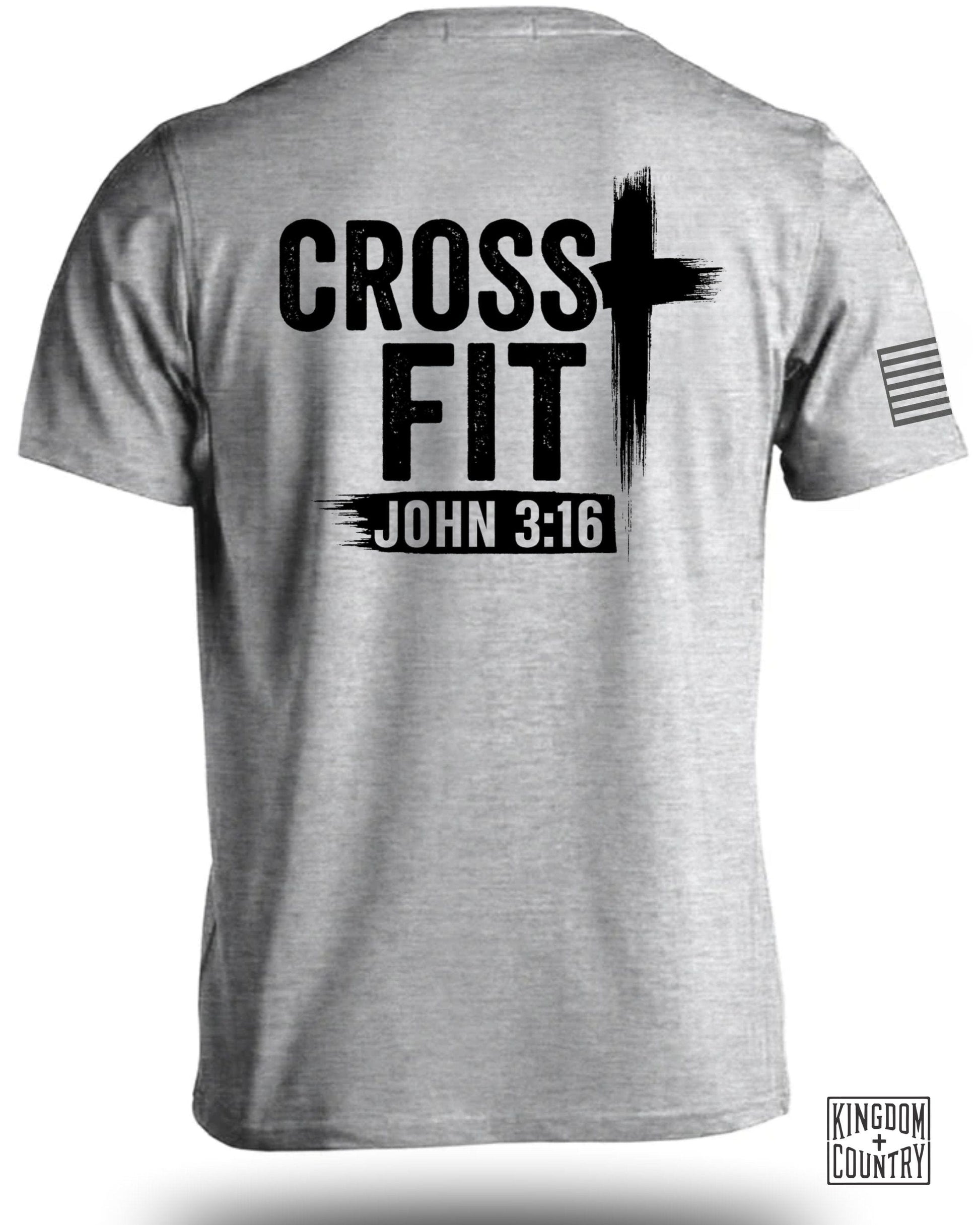 Cross Fit John 3:16 Kingdom Country T-Shirt product
