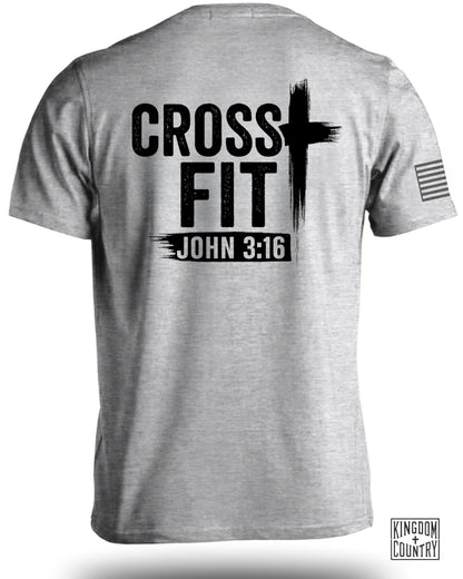Cross Fit John 3:16 Kingdom Country T-Shirt product
