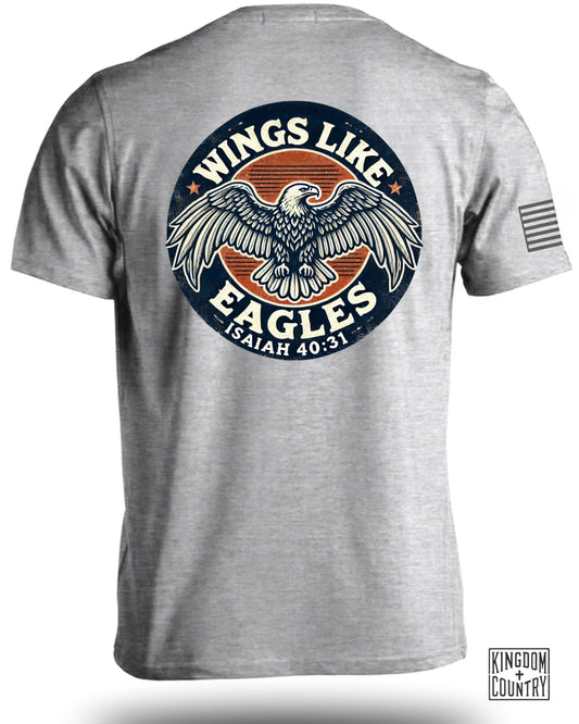Wings Like Eagles Isaiah 40:31 Graphic T-Shirt product