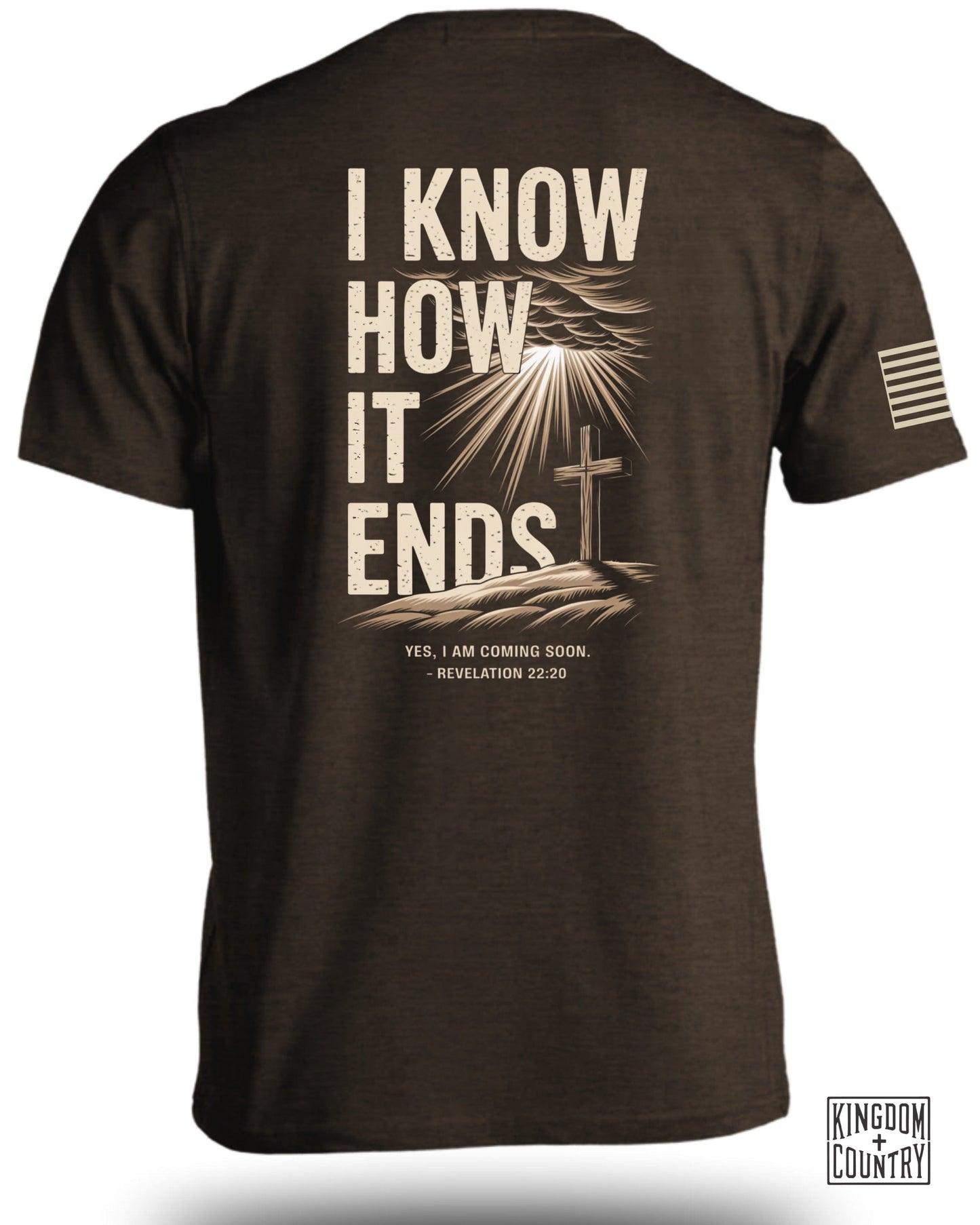 I Know How It Ends Revelation 22:20 T-shirt product