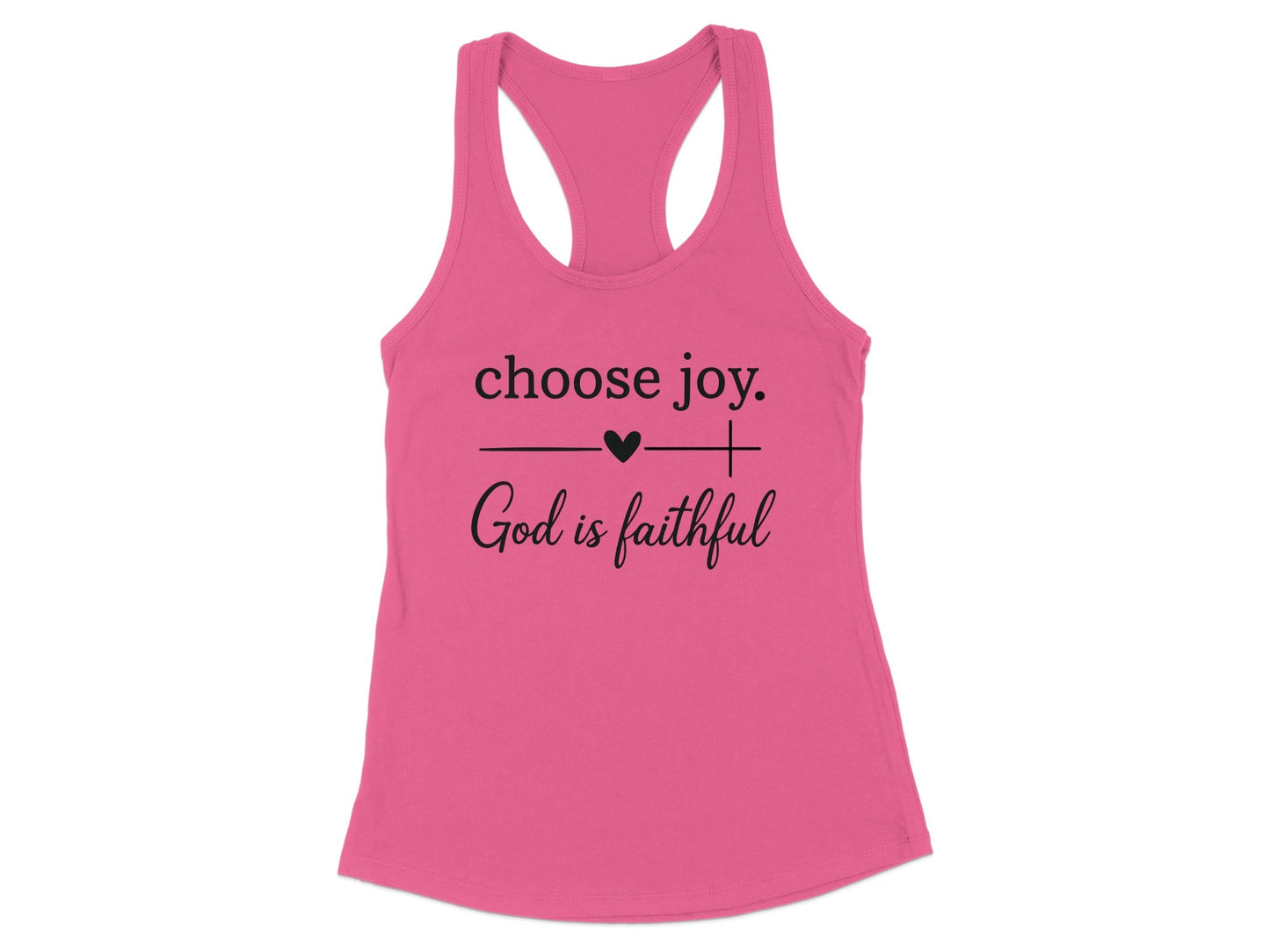 Choose Joy God Is Faithful Racerback Tank product