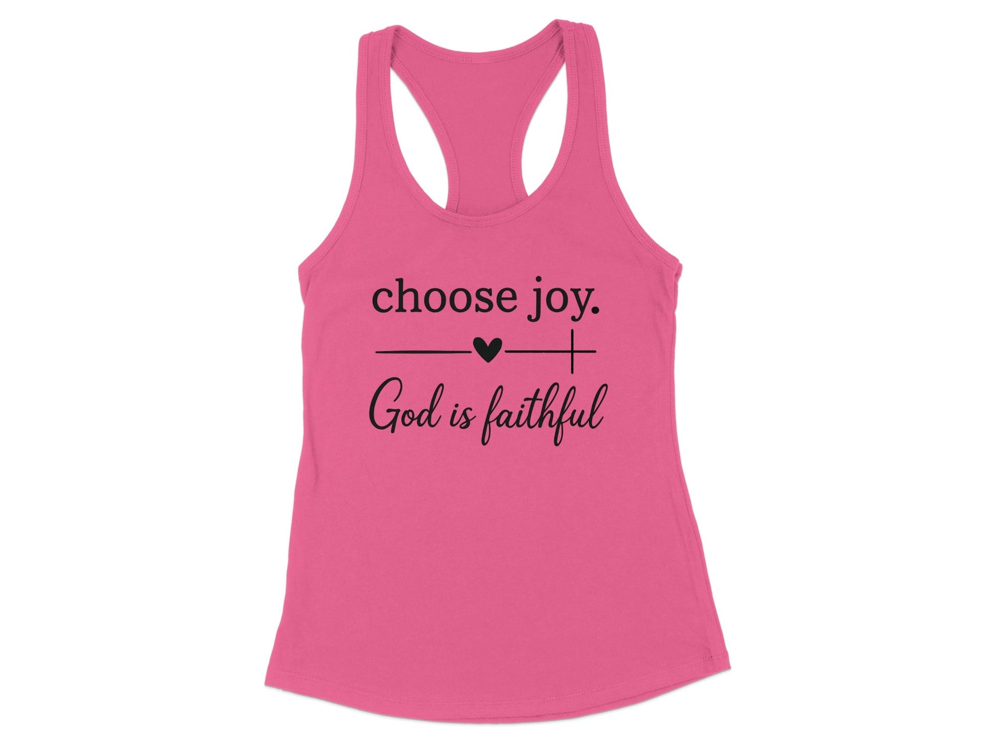 Choose Joy God Is Faithful Racerback Tank product