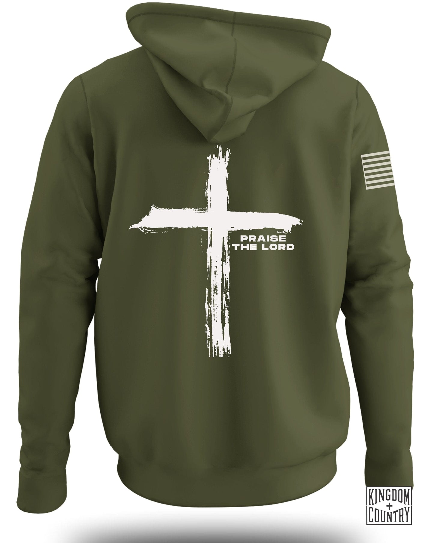 Praise The Lord Cross Hoodie Christian Apparel Product