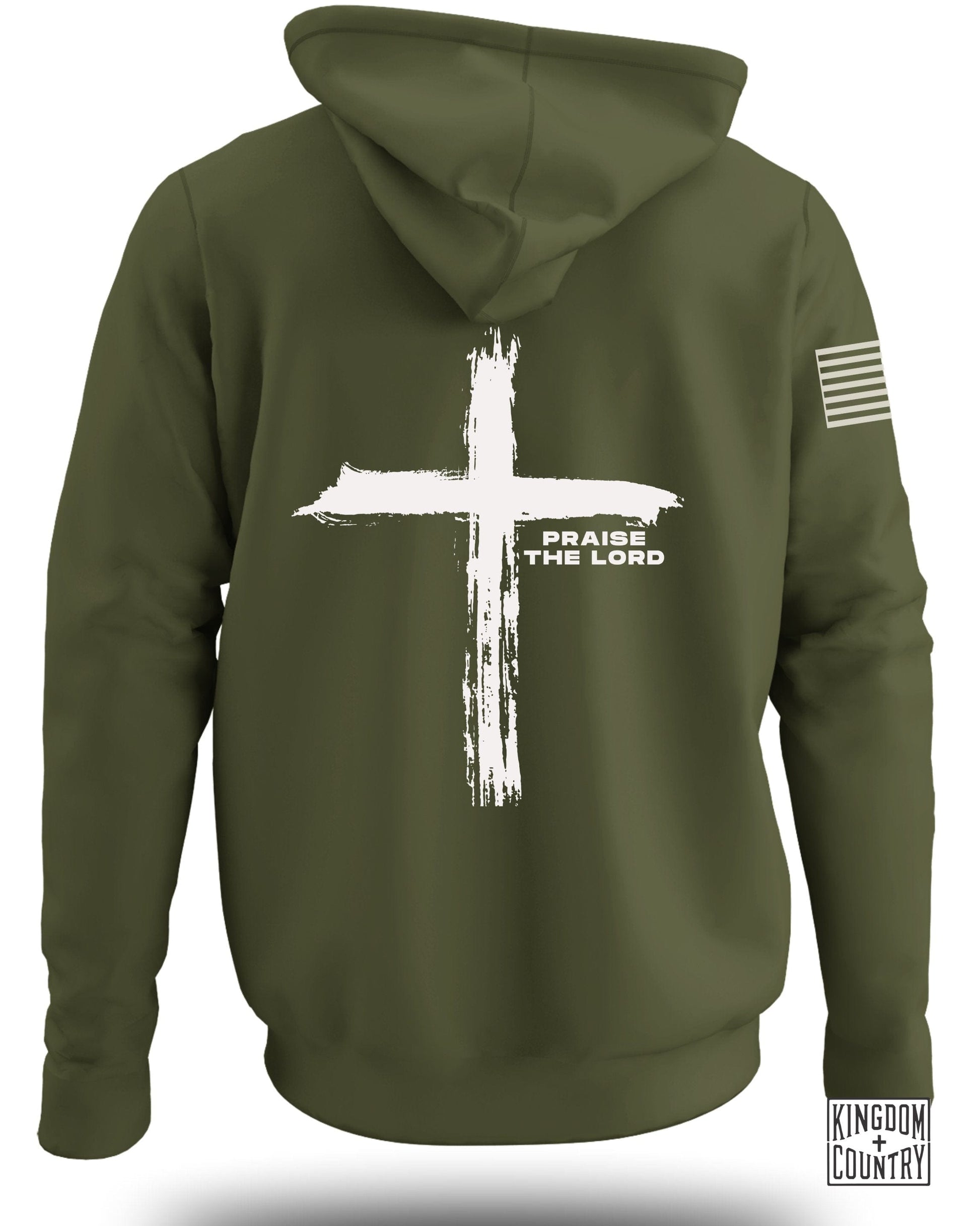 Praise The Lord Cross Hoodie Christian Apparel Product