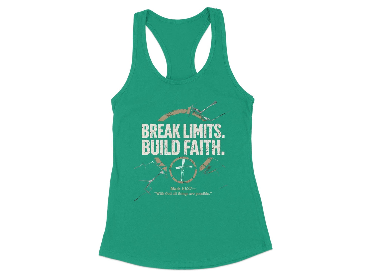 Break Limits Build Faith Inspirational Tank Top Product