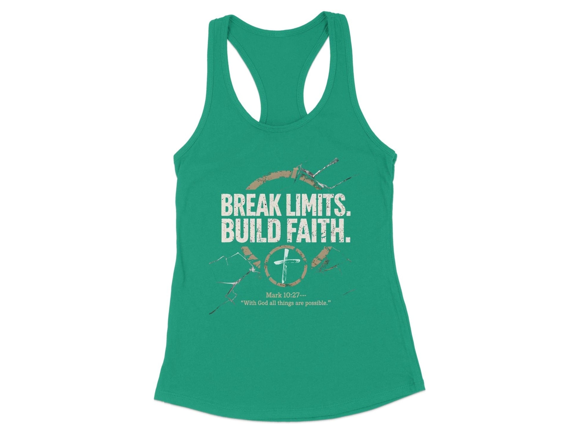 Break Limits Build Faith Inspirational Tank Top Product