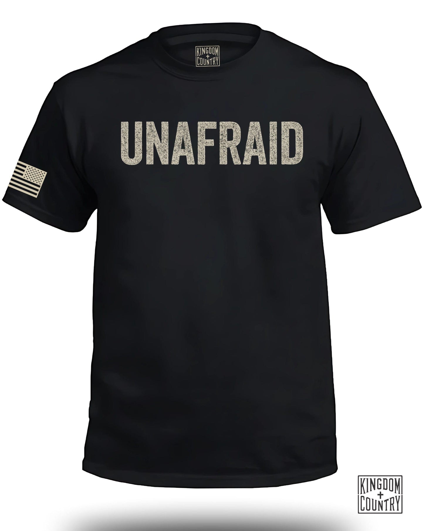 Unafraid USA Flag Printed Short-Sleeve T-Shirt product