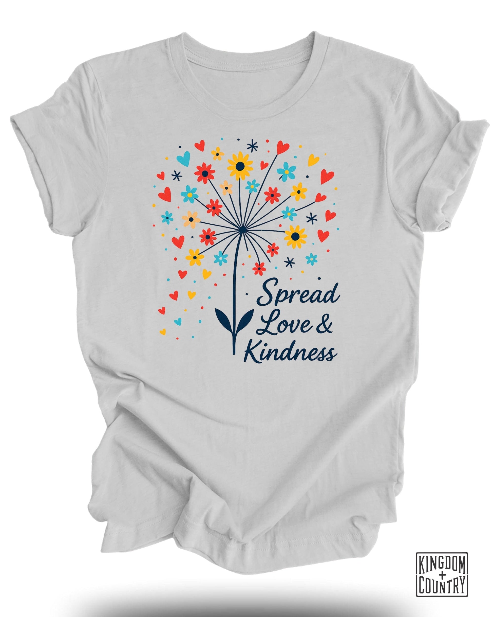 Spread Love and Kindness Flower Design Shirt product