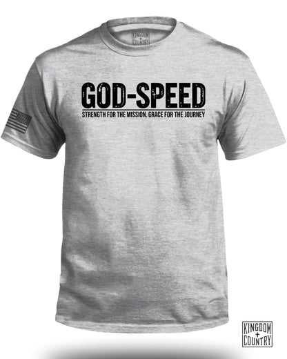 GOD-SPEED Strength for the Mission Grace Journey T-shirt product