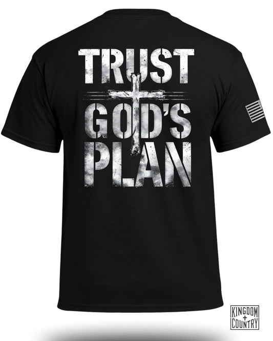 Trust God's Plan Shirt with Inspirational Message