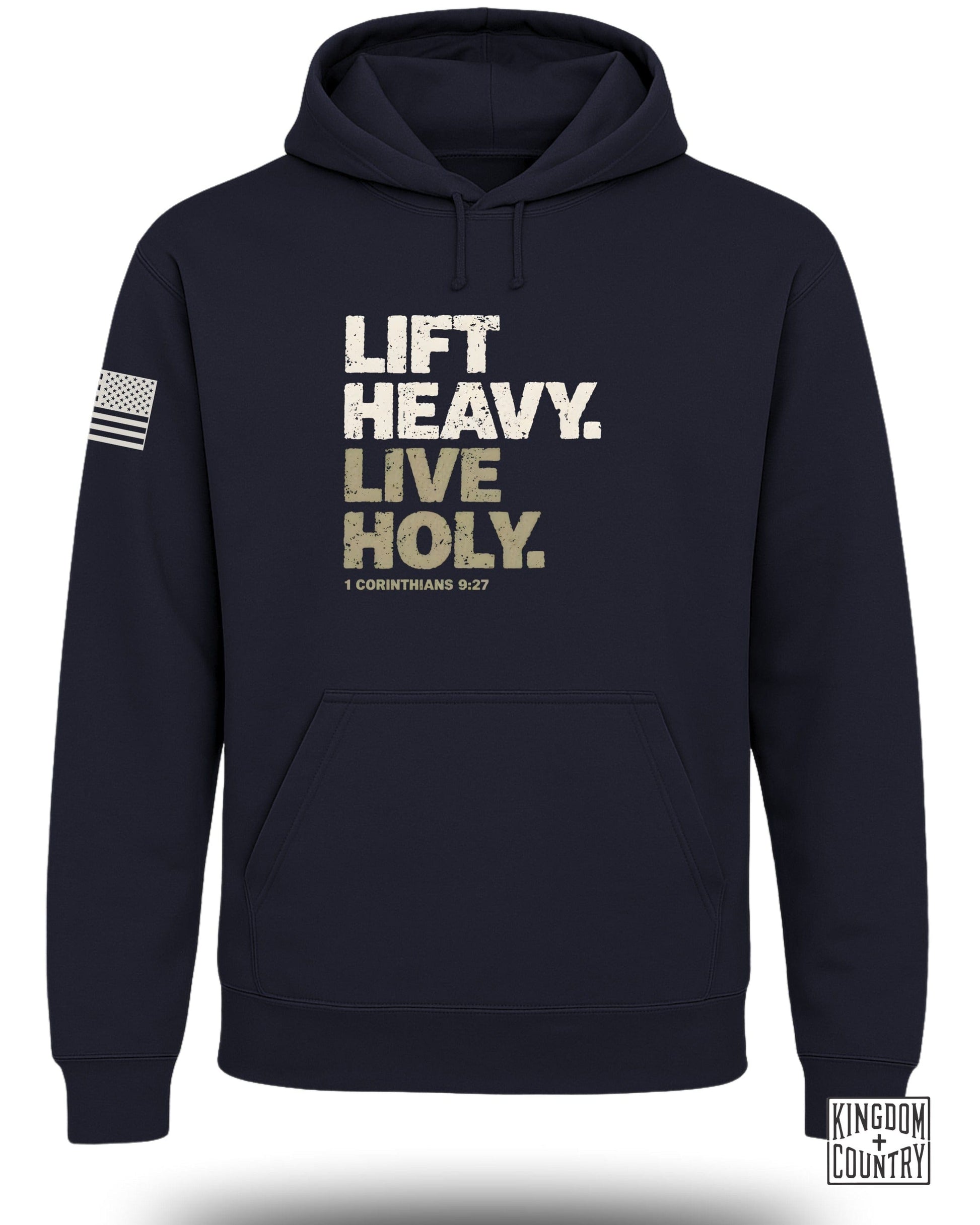 Lift Heavy Live Holy Hoodie for Active Lifestyle