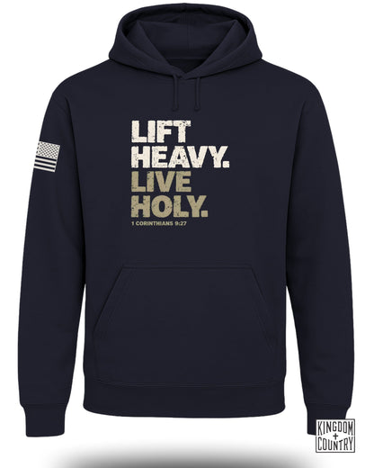 Lift Heavy Live Holy Hoodie for Active Lifestyle