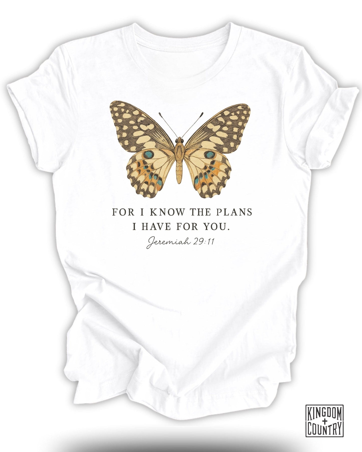 Jeremiah 29:11 Butterfly Graphic T-Shirt product type