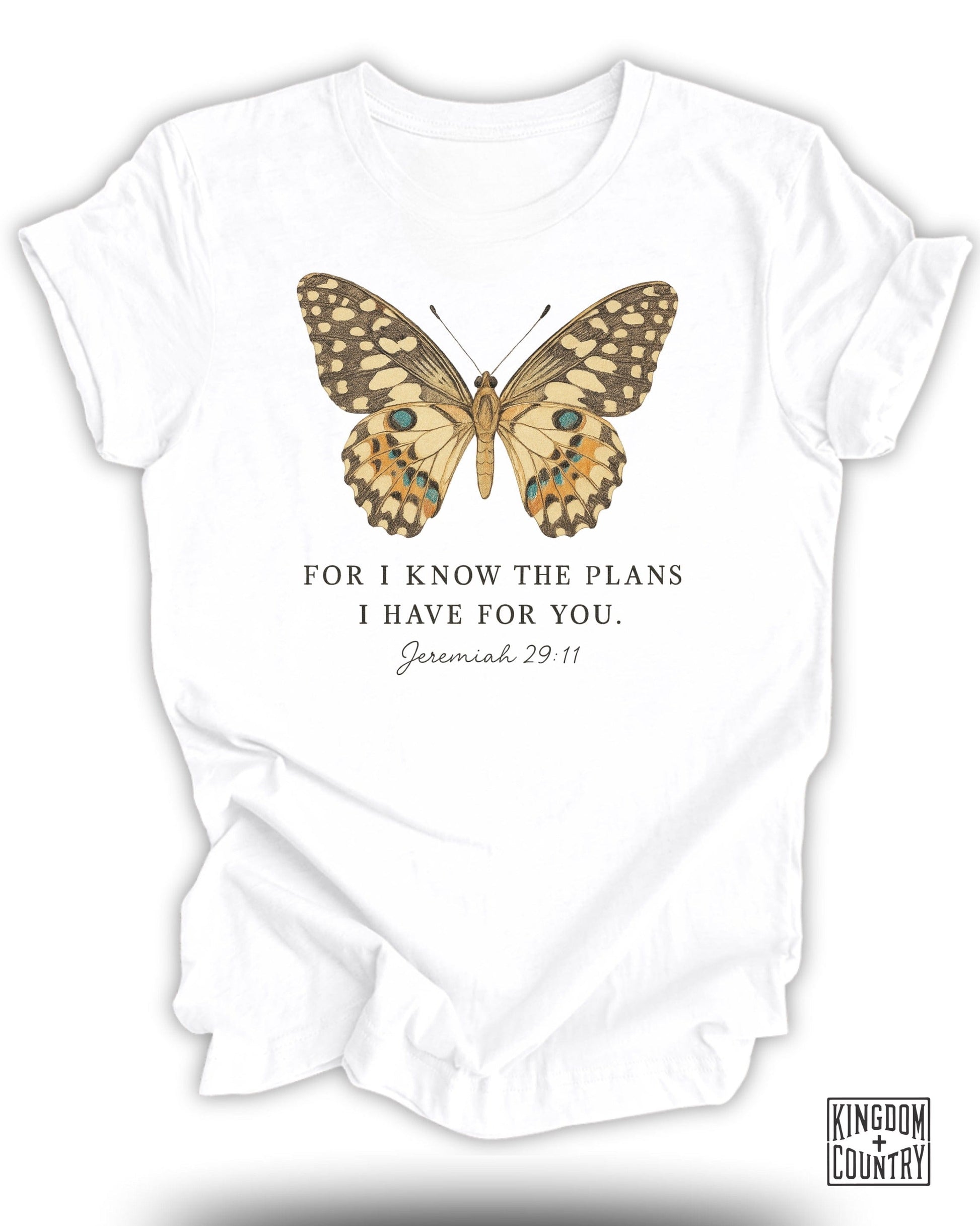 Jeremiah 29:11 Butterfly Graphic T-Shirt product type