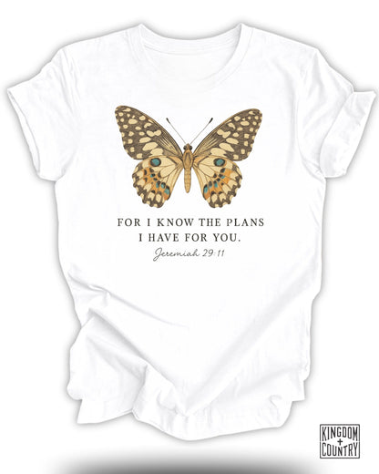 Jeremiah 29:11 Butterfly Graphic T-Shirt product type