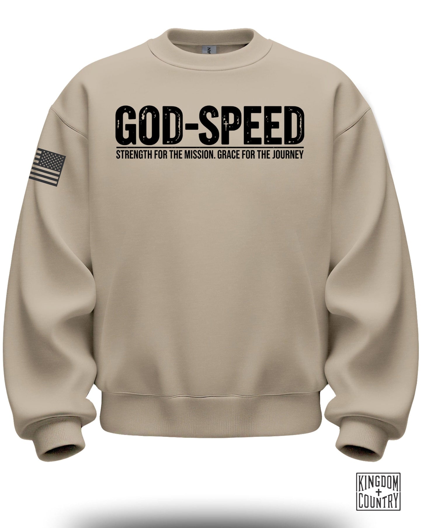 GOD-SPEED Strength for the Mission Grace Journey sweatshirt