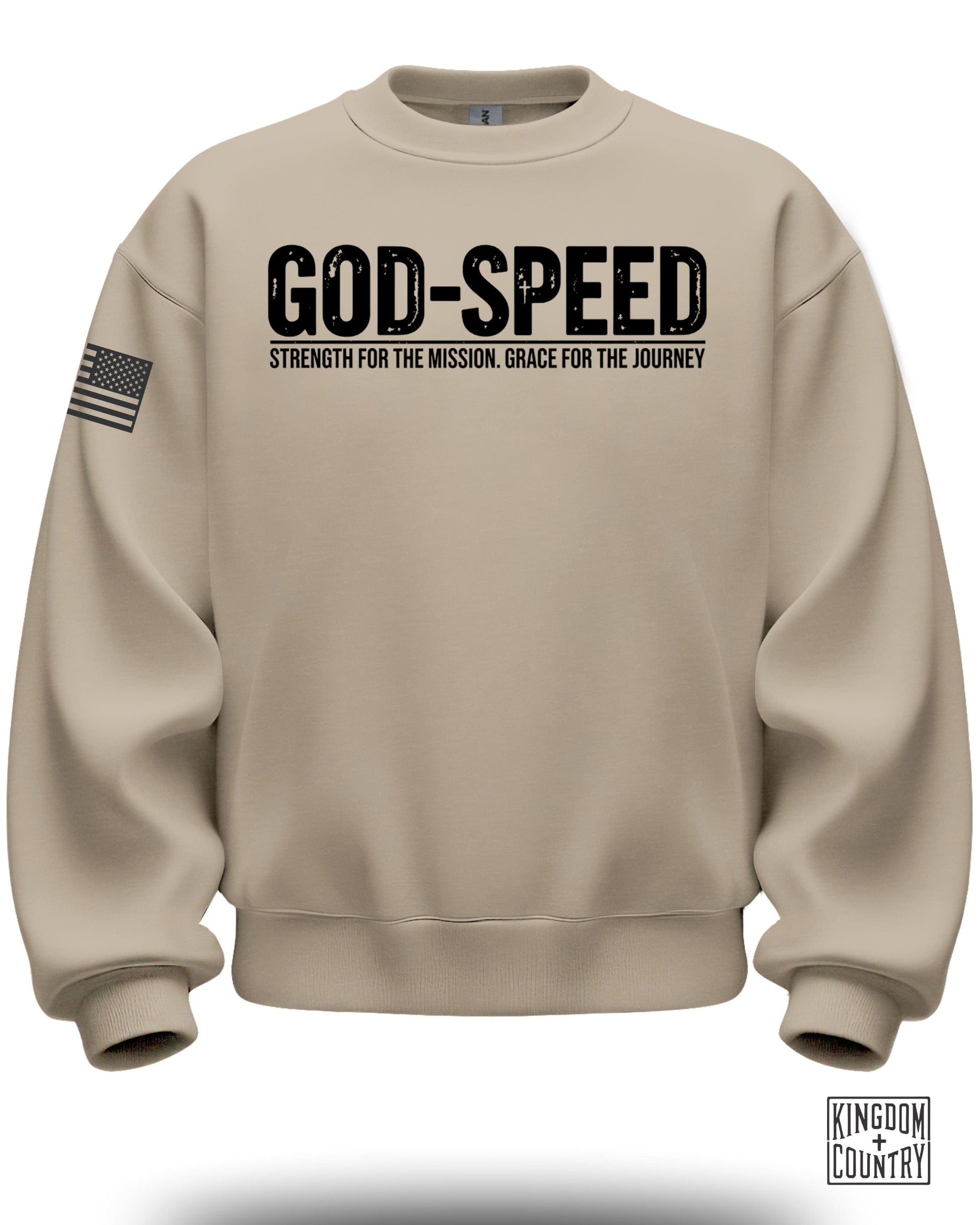 GOD-SPEED Strength for the Mission Grace Journey sweatshirt