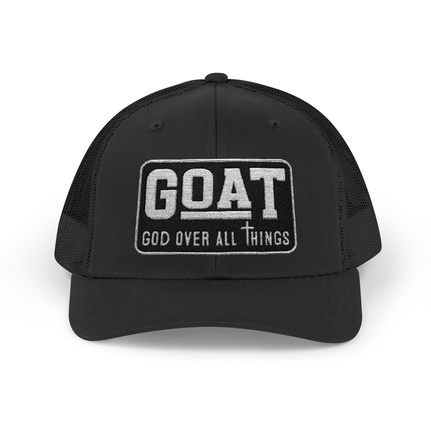 GOAT-God Over All Things Snapback Trucker Cap