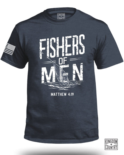 Fishers of Men Matthew 4:19 Graphic T-Shirt product