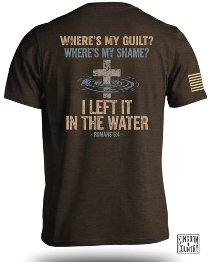 I Left It in the Water Romans 6:4 Graphic T-Shirt Product