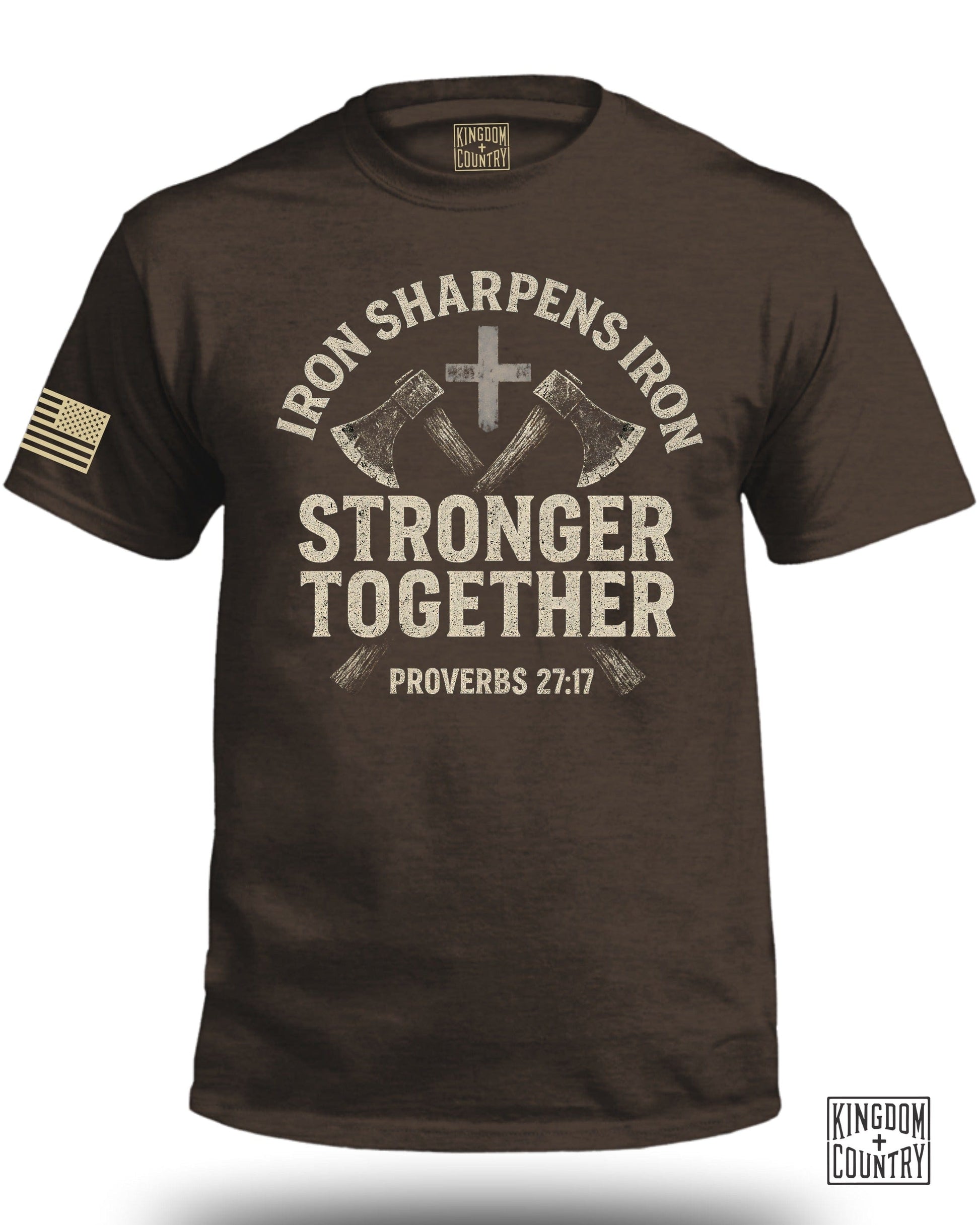 Iron Sharpens Iron Stronger Together Proverbs T-shirt product
