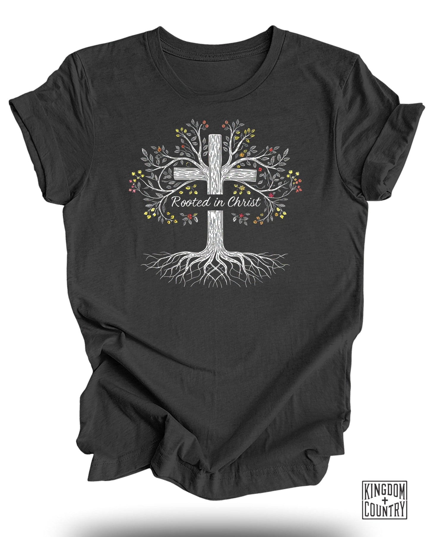 Rooted in Christ Graphic T-Shirt Inspirational product
