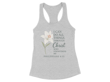 Philippians 413 Inspirational Quote Tank product