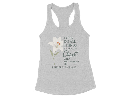 Philippians 413 Inspirational Quote Tank product