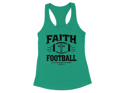 Faith Football Motivational Tank Top product type