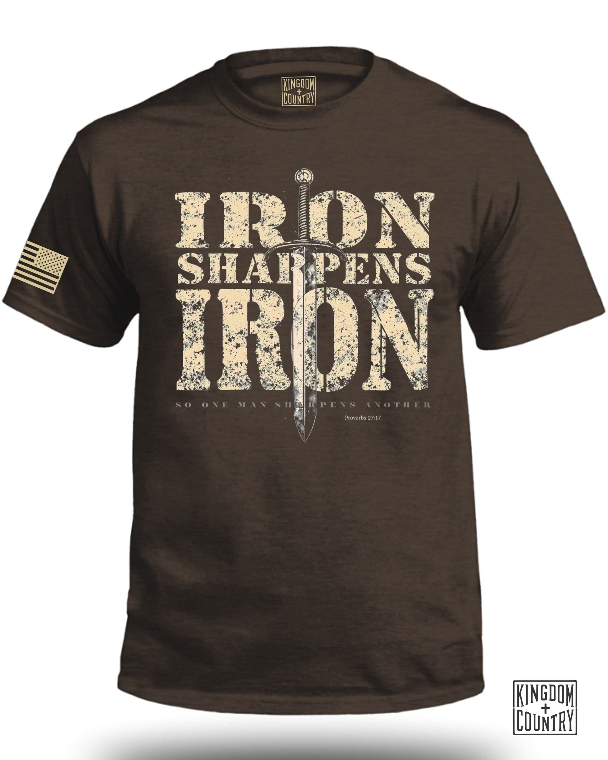 Iron Sharpens Iron Proverbs T-Shirt product