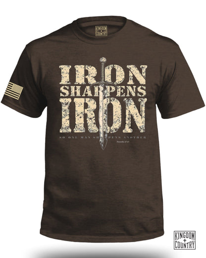 Iron Sharpens Iron Proverbs T-Shirt product