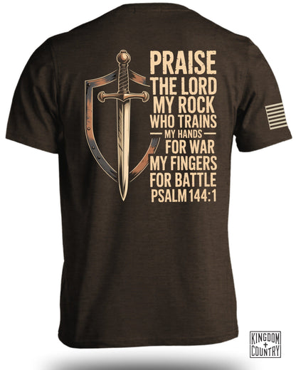 Praise the Lord My Rock Psalm 144 1 Shirt product type