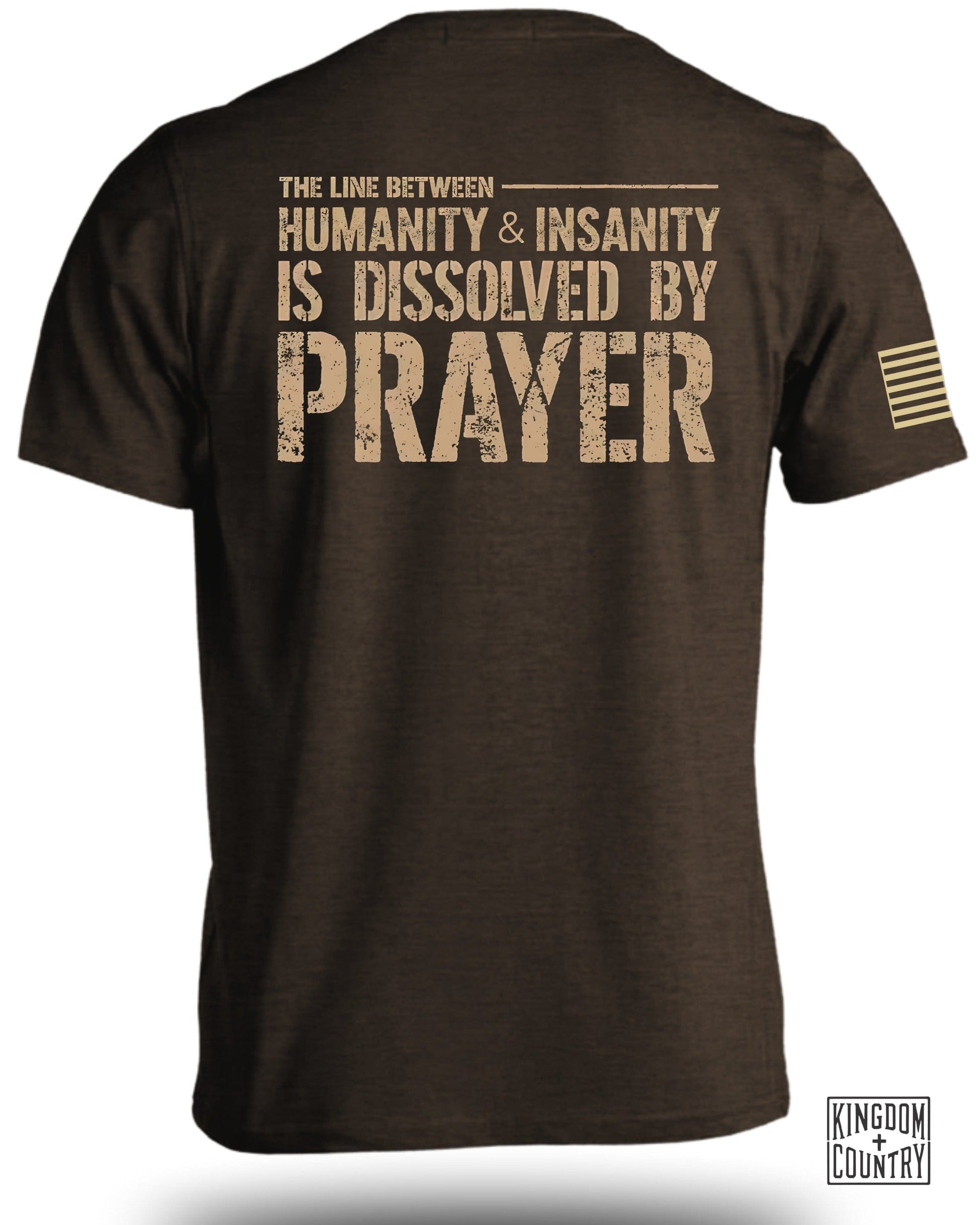 Humanity Insanity Dissolved By Prayer T-Shirt product