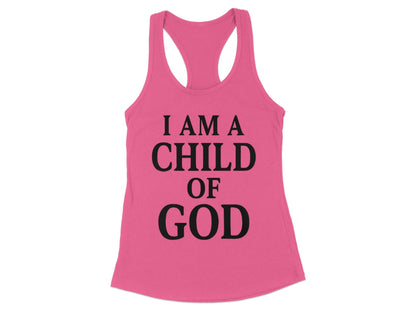 I Am A Child Of God Printed Tank Top product