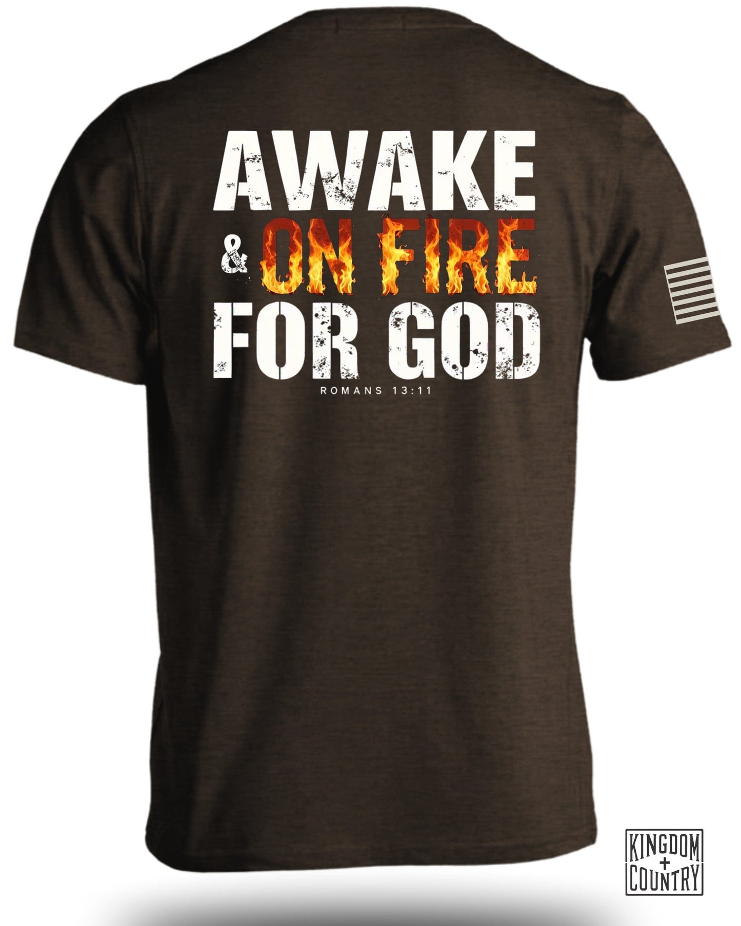 Awake & On Fire For God Graphic T-Shirt product