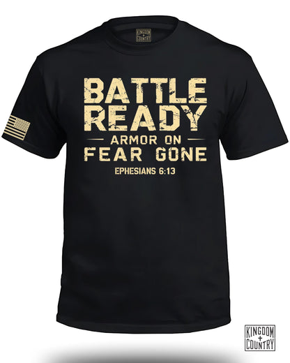 Battle Ready Armor On Fear Gone T-Shirt product type
