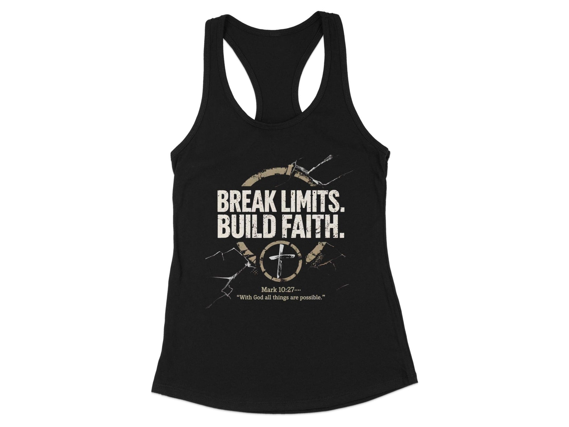 Break Limits Build Faith Motivational Tank Top Product