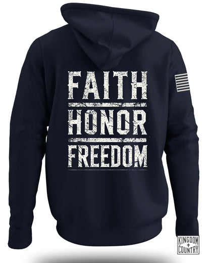 Faith Honor Freedom Inspirational Hoodie product
