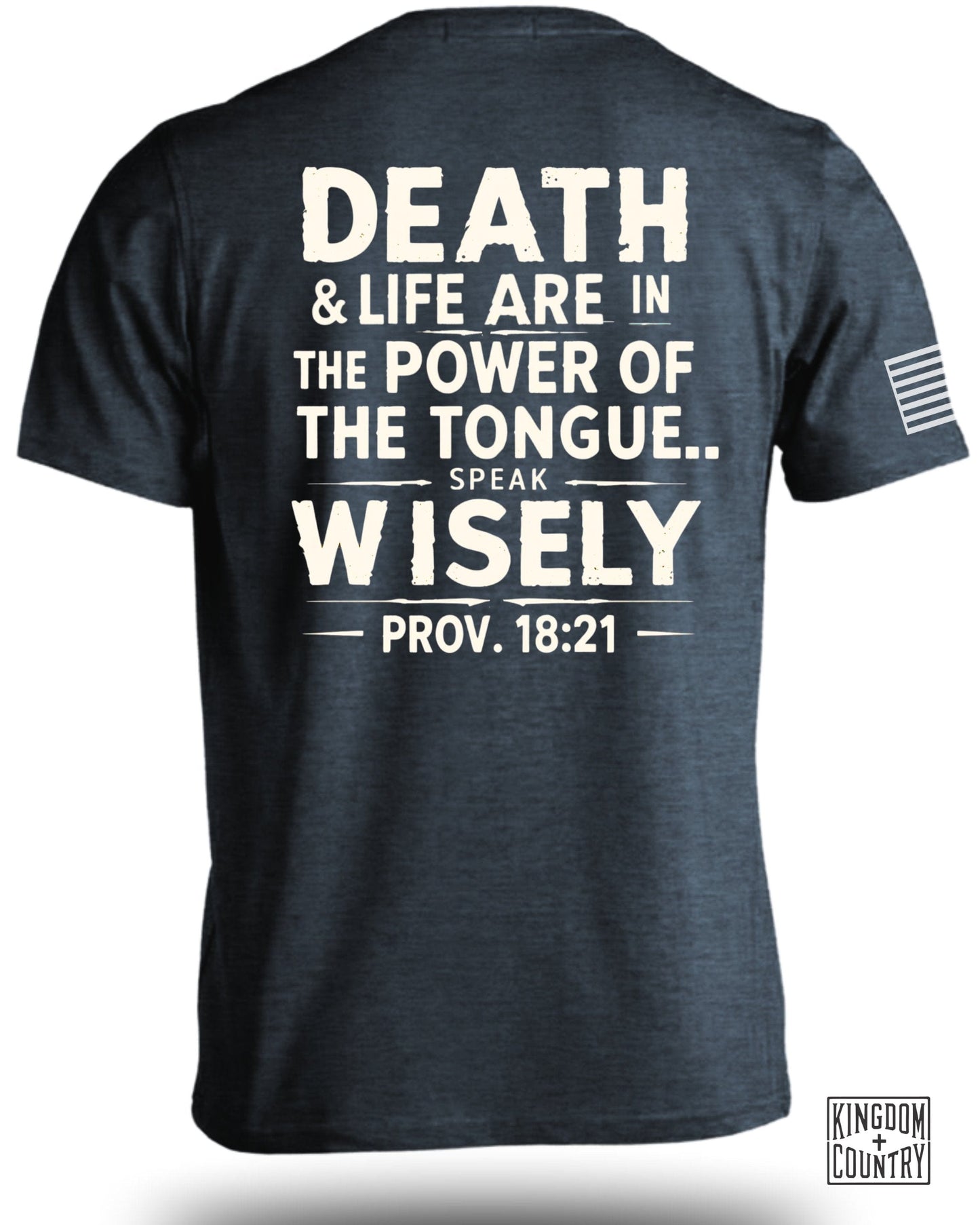 Death and Life Power Tongue Speak Wisely Shirt product