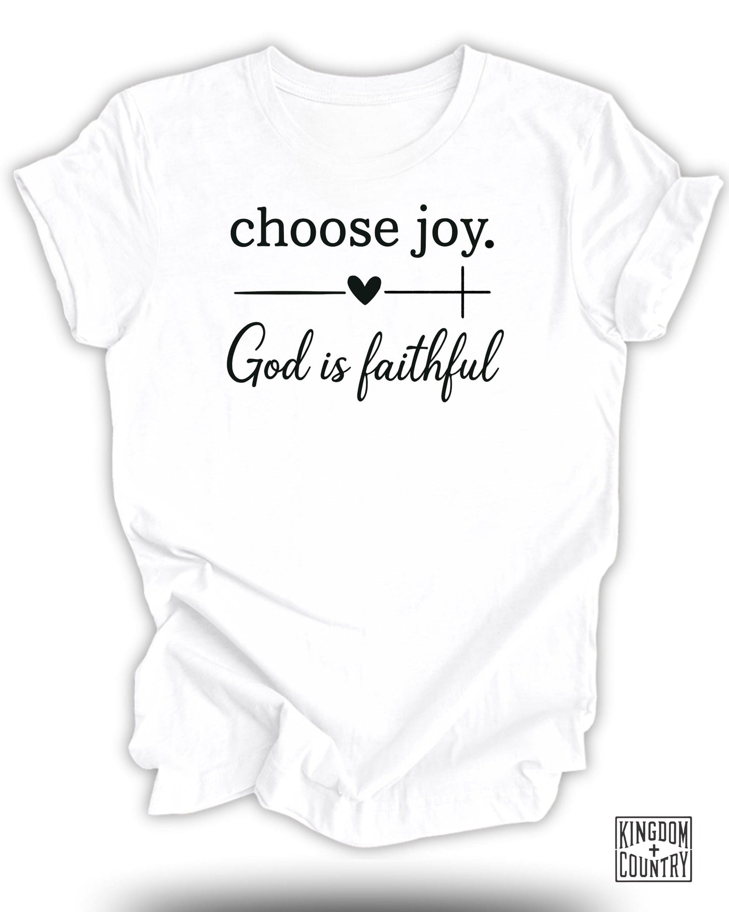 Choose Joy God Is Faithful Graphic Tee product type