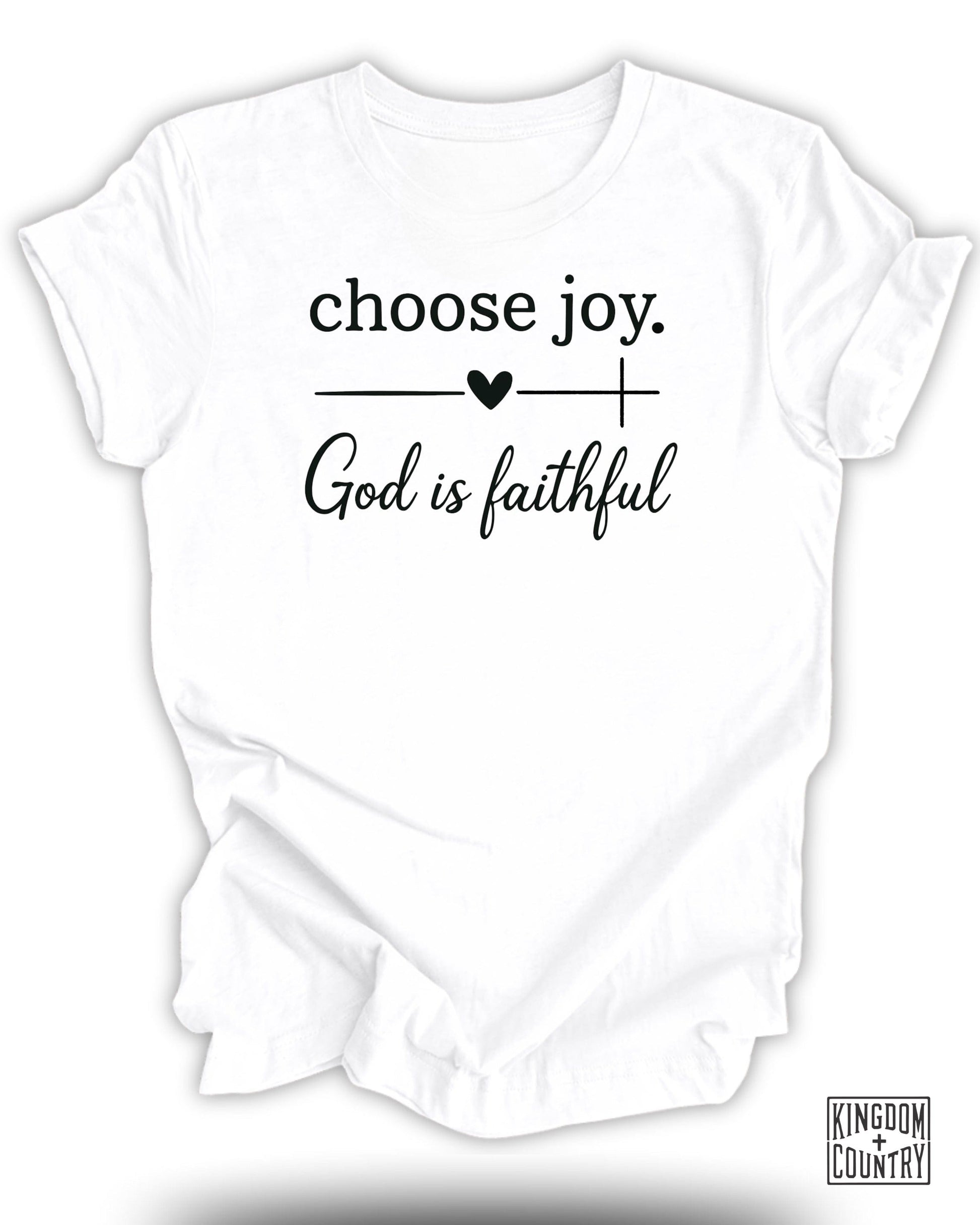 Choose Joy God Is Faithful Graphic Tee product type