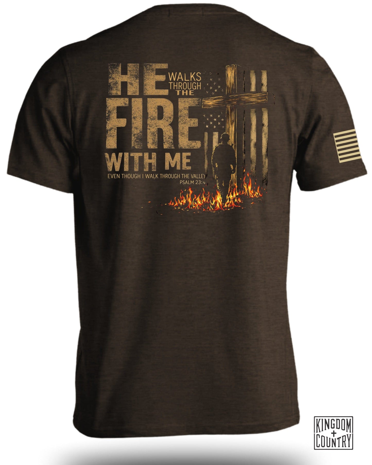 He Walks Through The Fire with Me T-shirt product