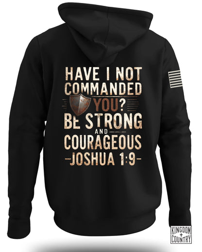 Inspirational Be Strong Joshua 1:9 Hoodie product