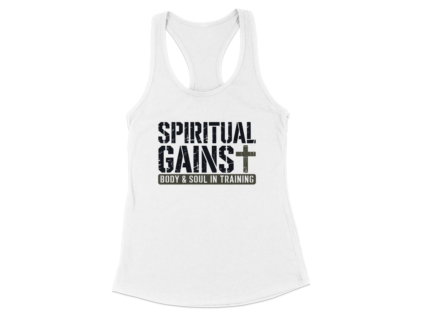 Spiritual Gains Body And Soul In Training tank top product